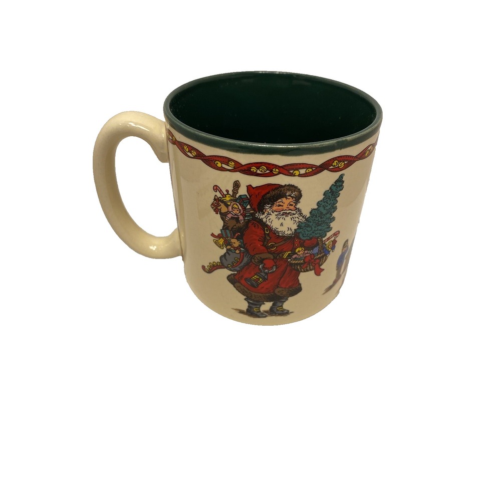 potpourri press‎ KRIS KRINLE santa vintage coffee mug cup